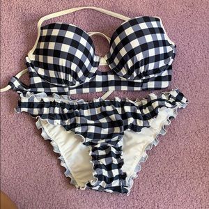 Checkered bikini Abercrombie and Fitch
